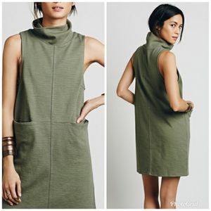 ⚡ FREE PEOPLE ⚡ Getaway Shift Dress - Olive Green